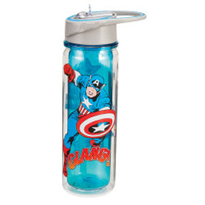 Captain America 18 Ounce Tritan Water Bottle