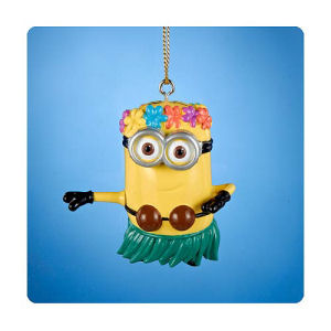 Despicable Me Hula Dave Figural Resin Ornament