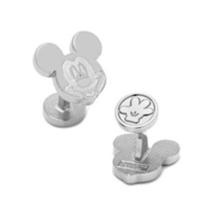 Silver Mickey Mouse Cufflinks