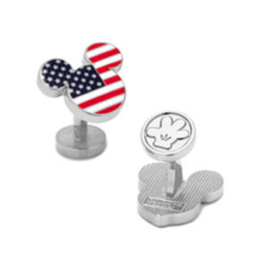 Mickey Mouse Stars and Stripes Cufflinks