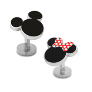 Mickey Mouse and Minnie Mouse Cufflinks
