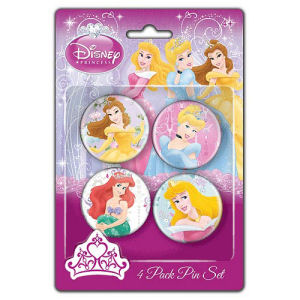 Disney Princesses Pin Set 4-Pack