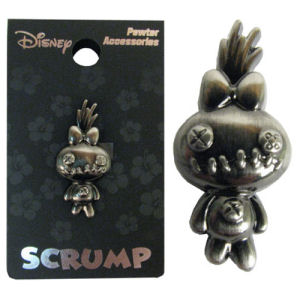 Lilo and Stitch Scrump Pewter Lapel Pin
