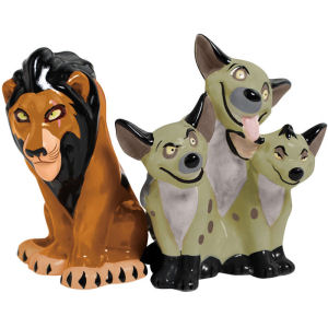 Disney Villains Scar and Hyenas Salt and Pepper Shakers