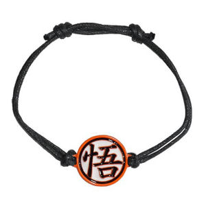Dragon Ball Z Goku Orange Kanji Adjustable Bracelet