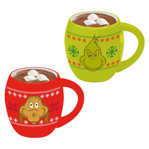 Dr. Seuss Grinchmas Ugly Sweater Salt and Pepper Shaker Set