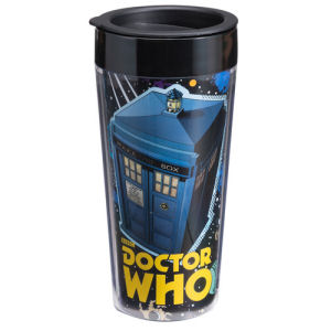 Doctor Who Comic Book 16 Ounce Plastic Travel Mug