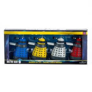 Doctor Who Dalek 2.25 Inch Mini-Ornament Gift 4-Pack