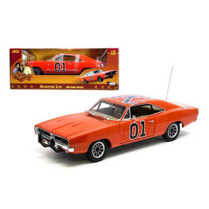 Dukes of Hazzard General Lee 1969 Dodge Charger 1/18th Scale Die-Cast Metal Vehicle