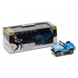 Elvis Presley CJ-5 Sierra Blue Jeep 1/43rd Scale Die-Cast Metal Vehicle