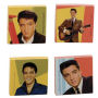 From the Elvis Presley Vandor Collection. Elvis Presley 1960s Magnet Set of 4. Each measures approximately 2 Inches.