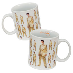 Elvis Presley Gold Suit 12oz Decal Mug