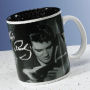 From the Elvis Presley Vandor Collection. Elvis Presley Wertheimer Autograph 16 oz. Decal Mug from Vandor