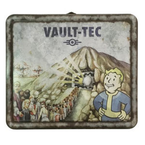 Fallout Vault-Tec Weathered Tin Tote Prop Replica