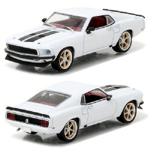 Fast and Furious 6 1969 Ford Mustang Custom Anvil Halo 1/43rd Scale Die-Cast Metal Vehicle