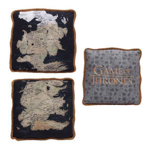 Game of Thrones Westeros Map Throw Pillow Set