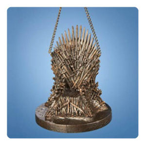 Game of Thrones 4 Inch Resin Throne Holiday Ornament