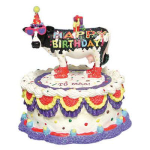 Spiderman Birthday Cake on Happy Birthday Collection  Westland Giftware Happy Birthday Cow Cake