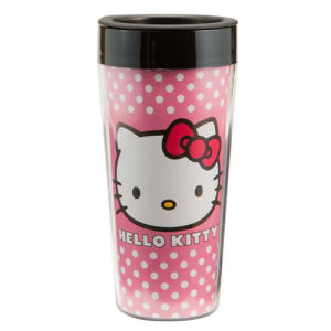 Hello Kitty 16 Ounce Plastic Travel Mug