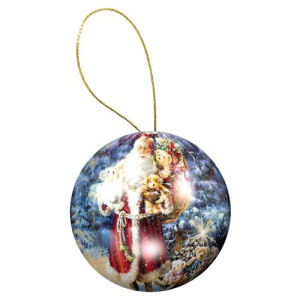 Holiday Ornament Santa Puzzle