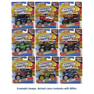 Hot Wheels Monster Jam 1/64th Scale 2016 Wave 10 Case