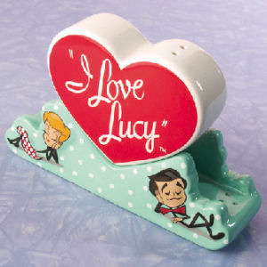 I Love Lucy Logo Salt and Pepper Set