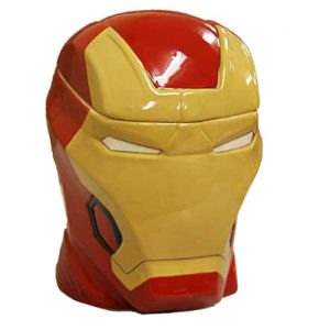 Iron Man Head Molded Cookie Jar