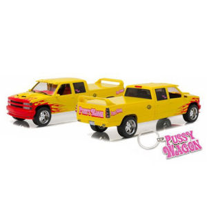 Kill Bill 1997 Chevrolet C-2500 Crew Cab Silverado Pussy Wagon 1/18th Scale Artisan Collection Die-Cast Metal Vehicle