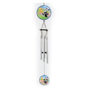 Looney Tunes Tweety and Sylvester Ornamental Metal Wind Chime