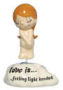 From the Love is...Collection. Love is... Feeling lightheaded Westland Giftware Bobble Figurine. 5 Inches High