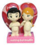 From the Love is... Collection. Love is... Nothing but trouble Westland Giftware Bobble Figurine. 5.75 Inches High