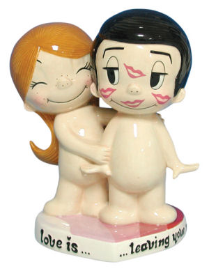 From the Love is... Collection. Love is... leaving your mark. Westland Giftware Figurine.8 Inches High