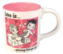 From the Love is... Collection. Love is... spicing things up. Westland Giftware Coffee Mug 14 Ounce