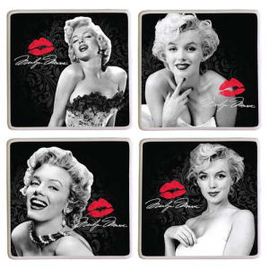 Marilyn Monroe Ceramic Coaster 4 Pack