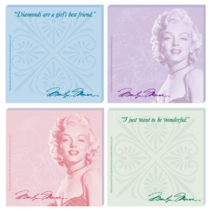 Marilyn Monroe Sticky Notes Set of 4