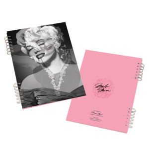 Marilyn Monroe Lenticular Spiral Notebook