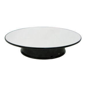 Mirror Top 8-Inch Diameter Rotating Display Case