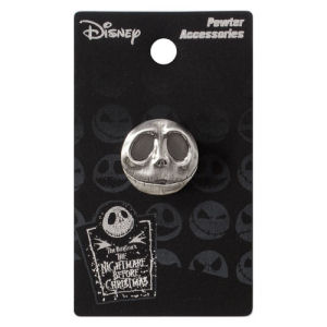 Nightmare Before Christmas Jack Skellington Head Smiling Pewter Lapel Pin