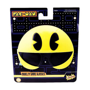Pac Man Smiley Sun-Staches