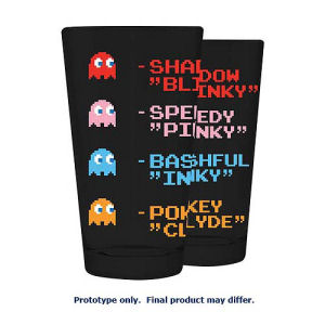 Pac-Man Names 16 Ounce Pint Glass