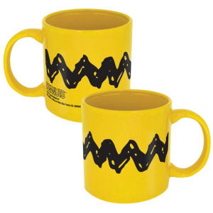 Peanuts Charlie Brown Zig Zag 20 Ounce Ceramic Mug