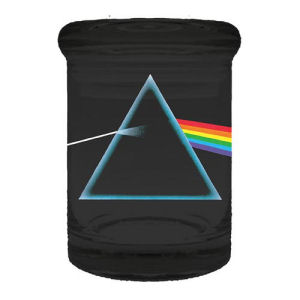 Pink Floyd Dark Side of the Moon 3 Ounce Black Apothecary Jar