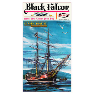 Black Falcon Pirate Ship Classic 1/100th Scale Plastic Model Kit