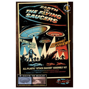 Earth vs. the Flying Saucers UFO 2nd Edition 5 Inch Model Kit with Light