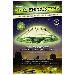 Monument Valley UFO Glow-In-The-Dark 5 Inch Model Kit with Light