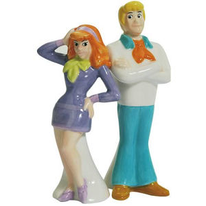 Scooby-Doo Fred and Daphne Salt and Pepper Shakers