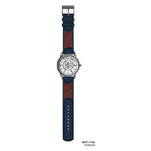 Spider Man Printed Dial with Antique Silver Finish Watch