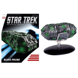 Star Trek Starships Borg Probe Vehicle with Collector Magazine #130