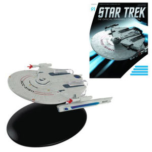 Star Trek Starships U.S.S. Saratoga Die-Cast with Collector Magazine #91