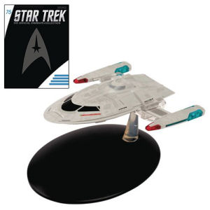 Star Trek Starships Enterprise E Captains Yacht Die-Cast Vehicle with Collector Magazine #75